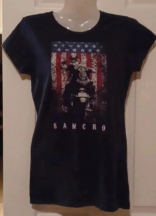 💙🏍black Sons of Anarchy M size t-shirts - Picture 8 of 8